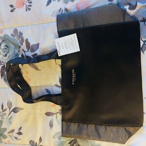 Coach Black Tote Bag